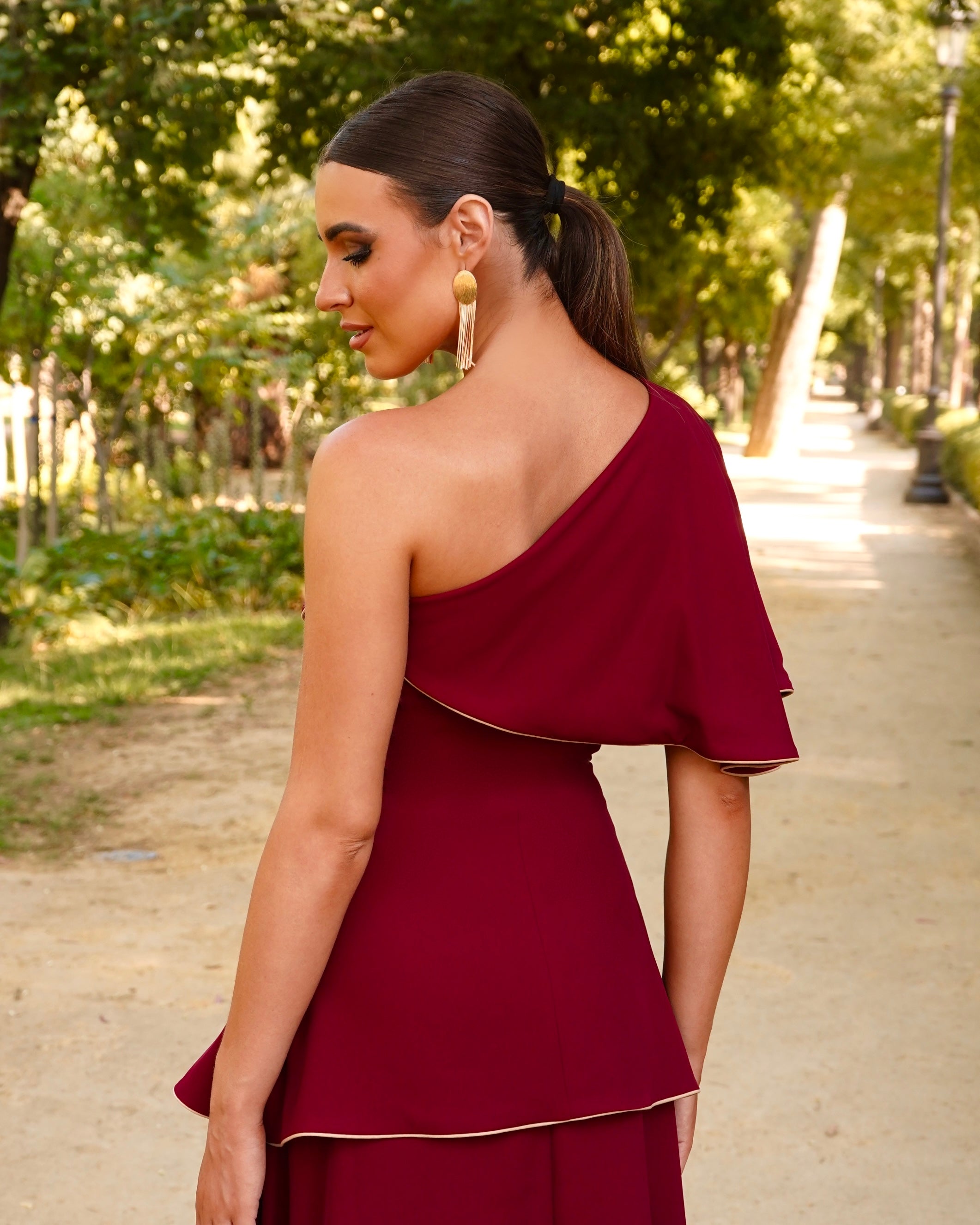 Vestido Lara Burdeos