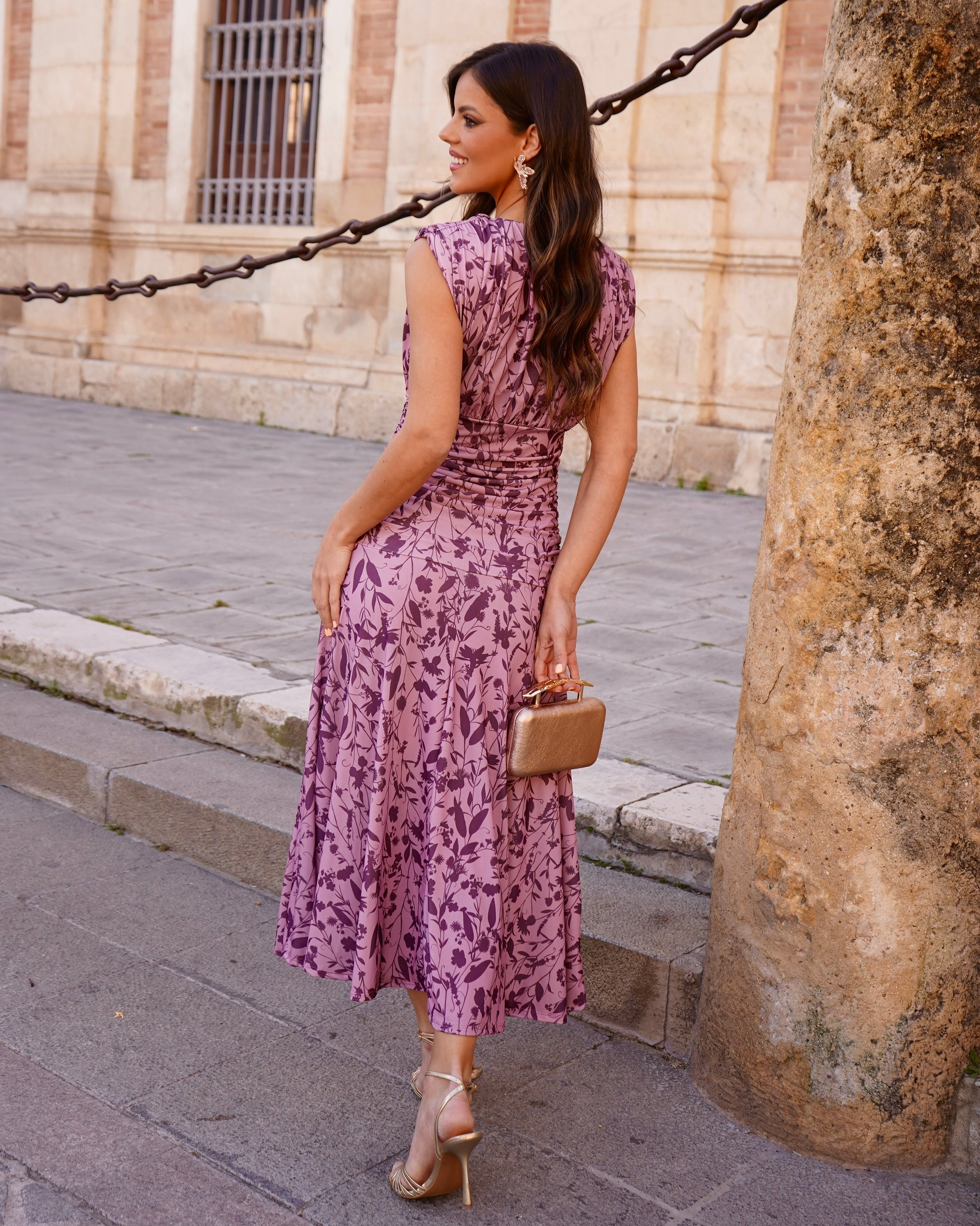 Vestido Camelia Rosa