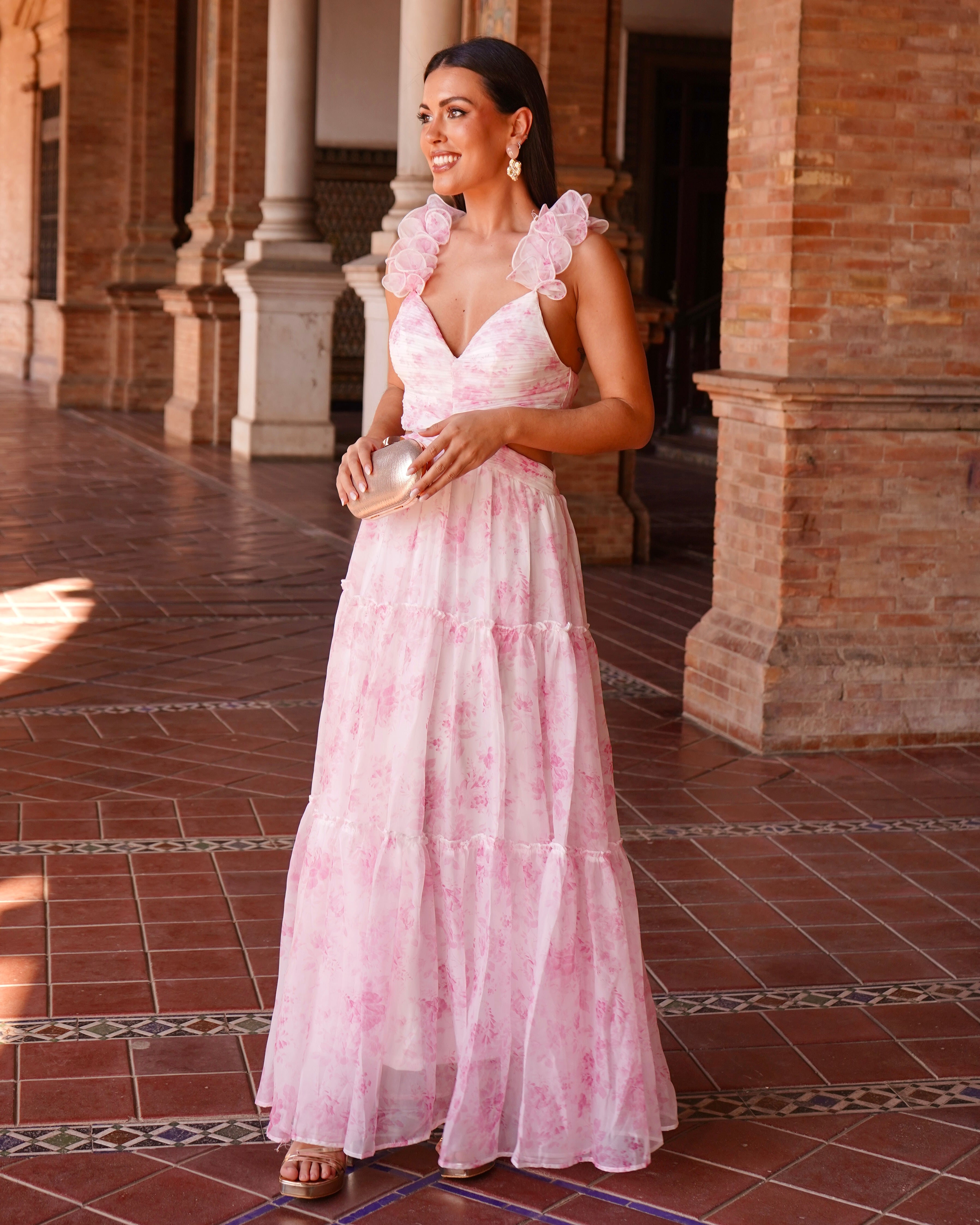 Vestido Corina Rosa