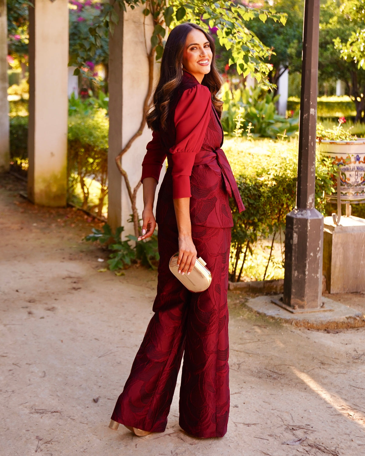 Conjunto Leonor Burdeos