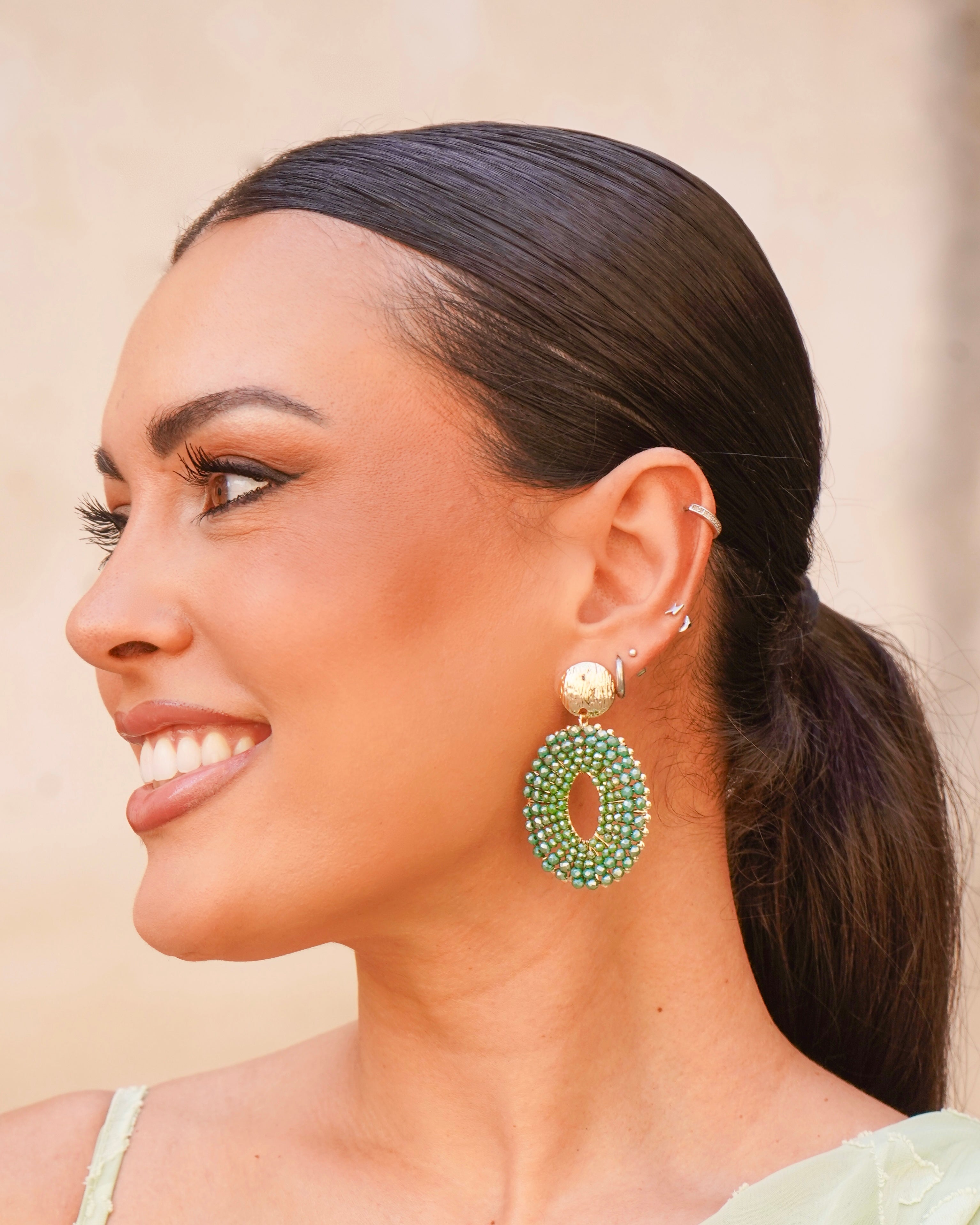 Pendientes Gala Verde