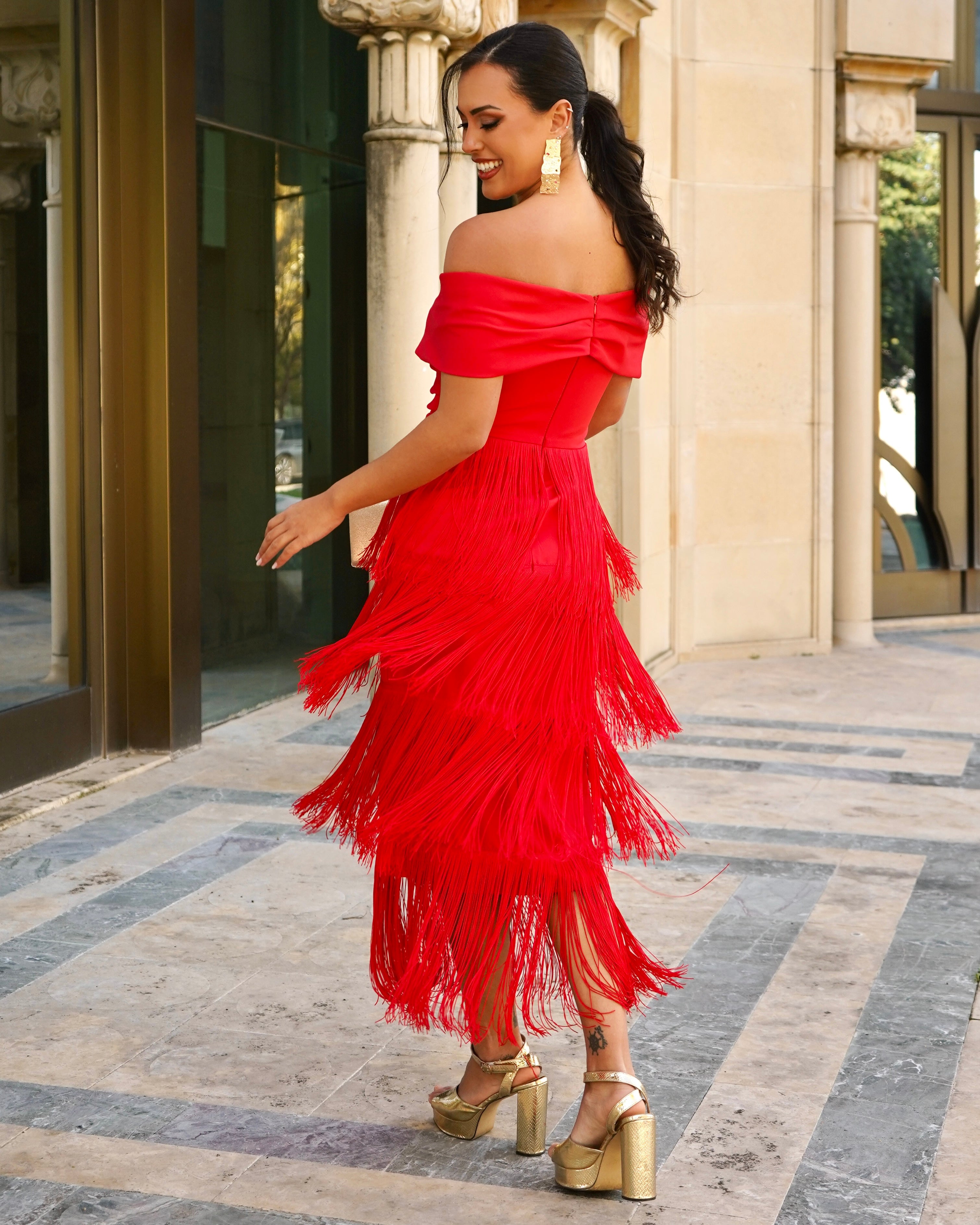 Vestido Afrodita Rojo