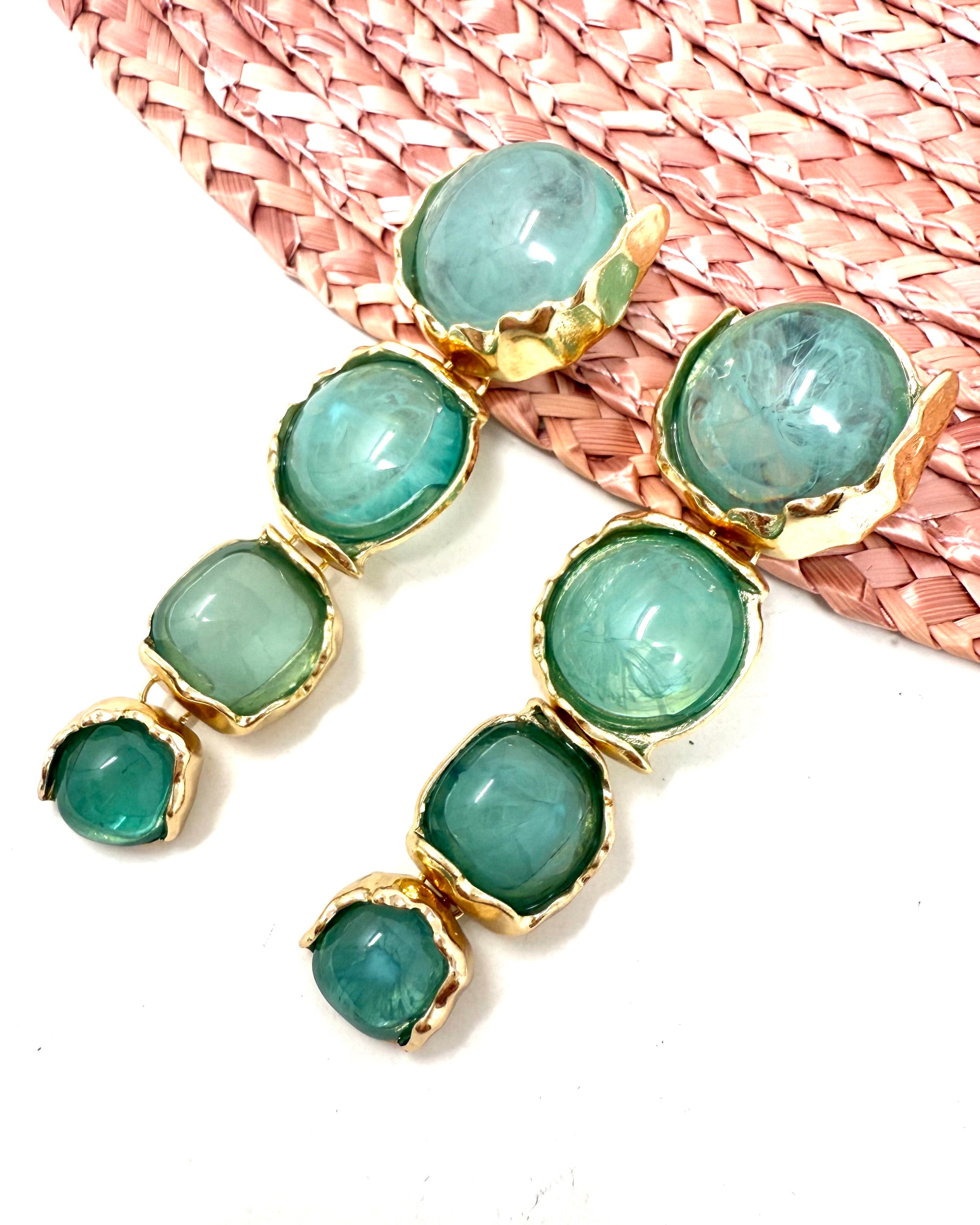 Pendientes Laura Verde Agua