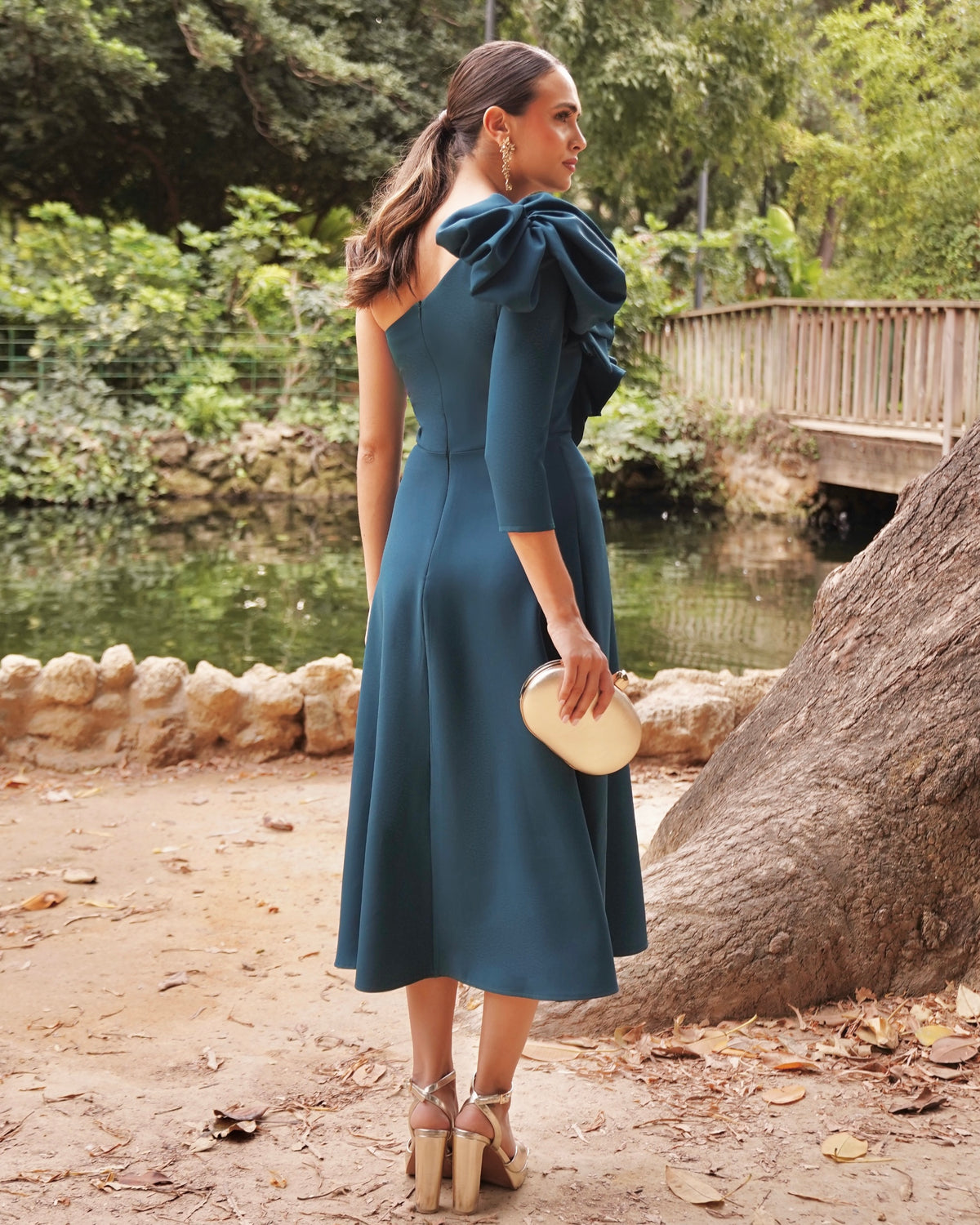 Vestido Alcázar Verdoso