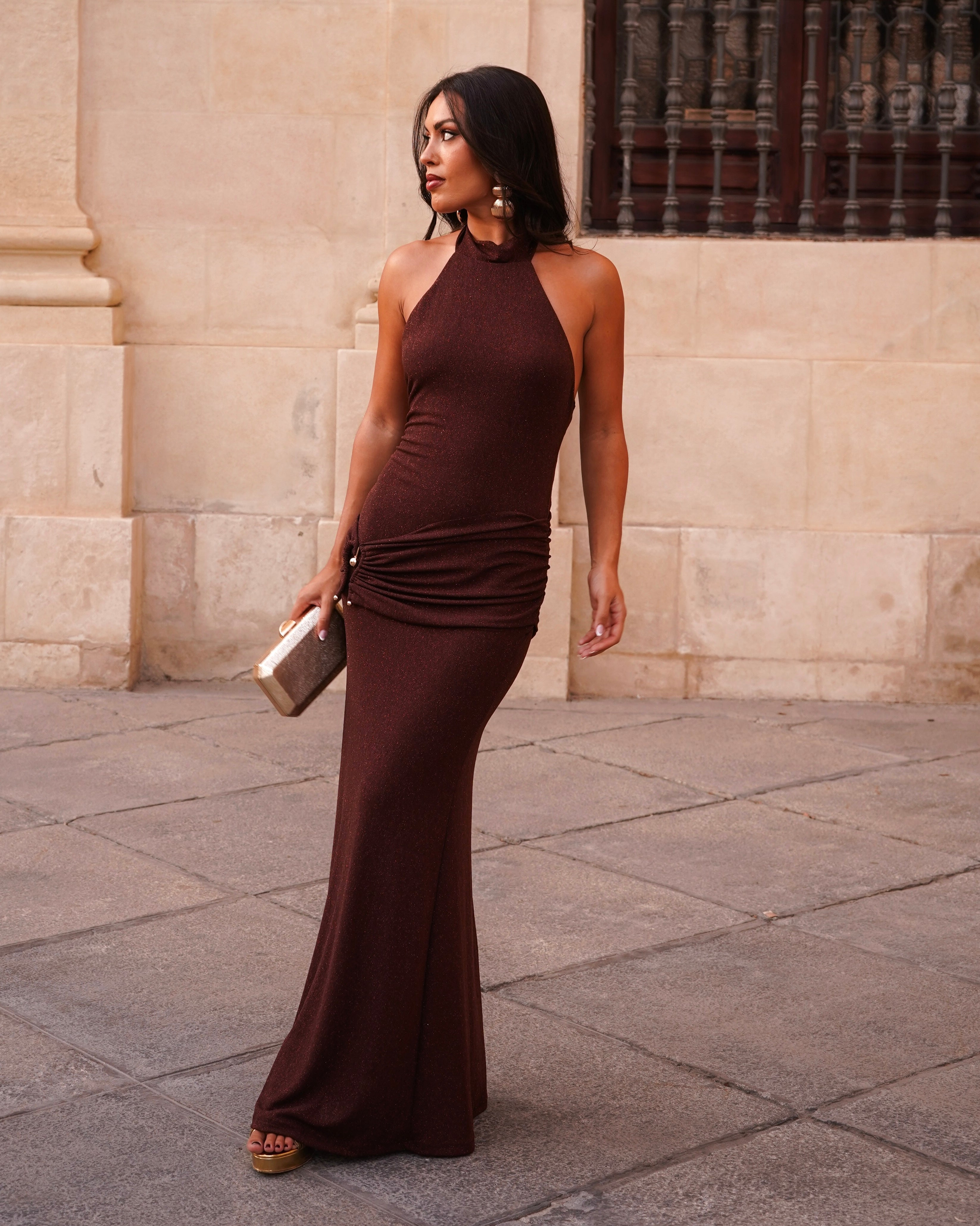 Vestido Ariadna Chocolate