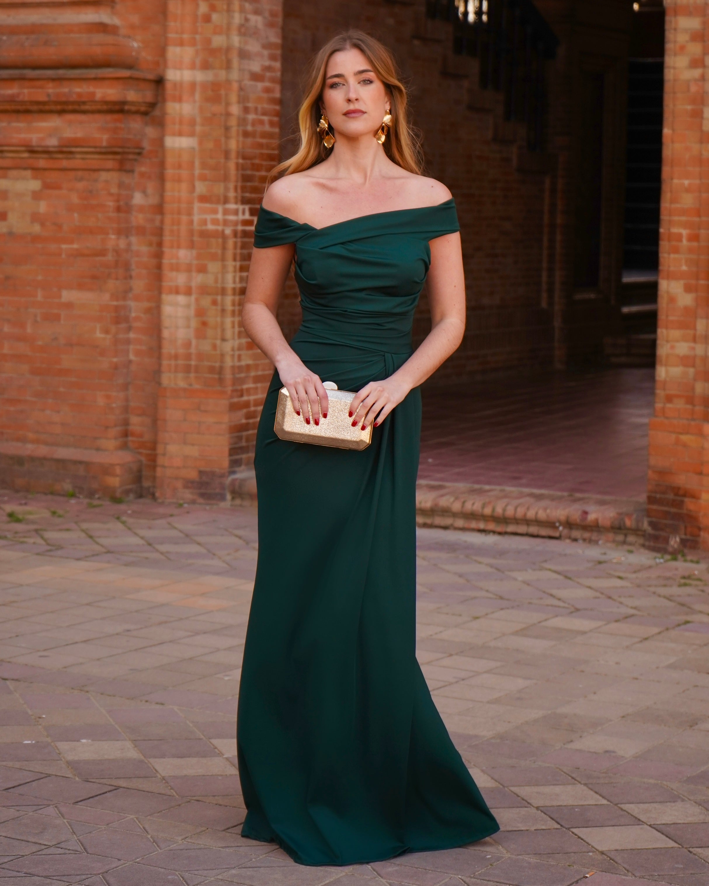 Vestido Venus Verdoso