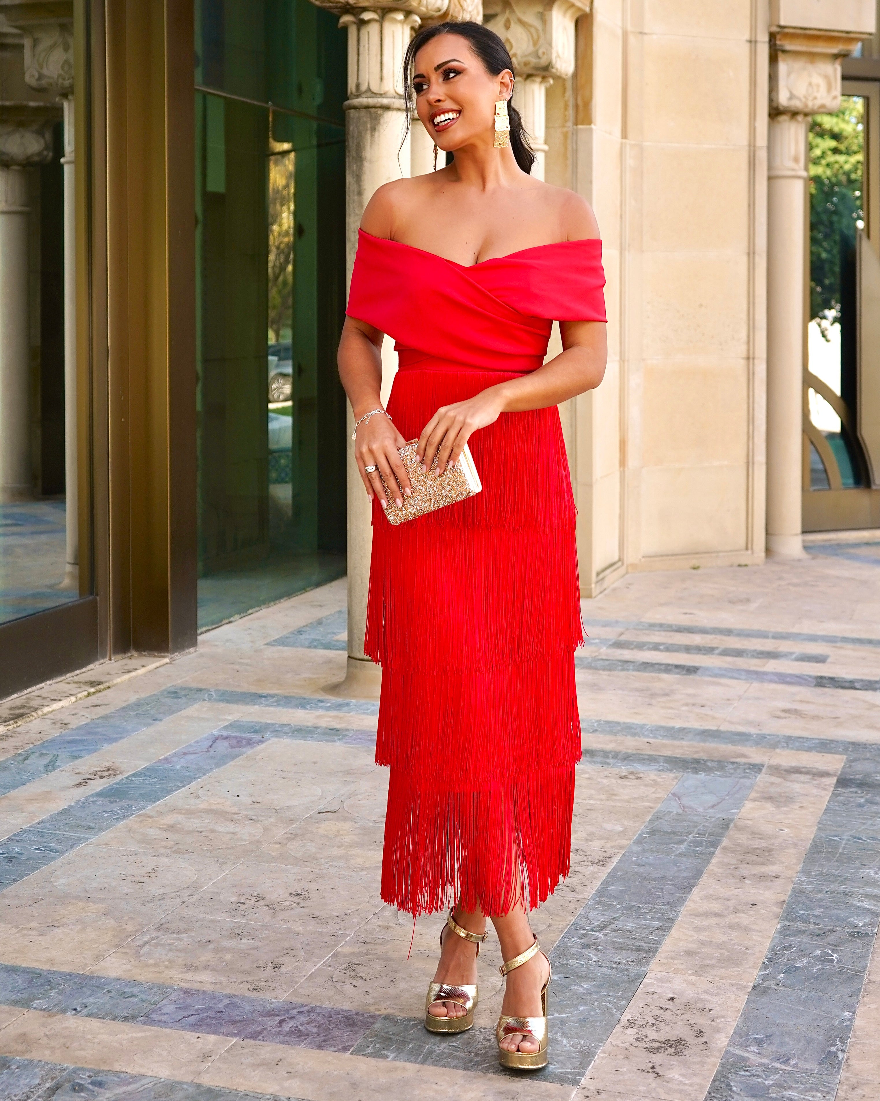 Vestido Afrodita Rojo