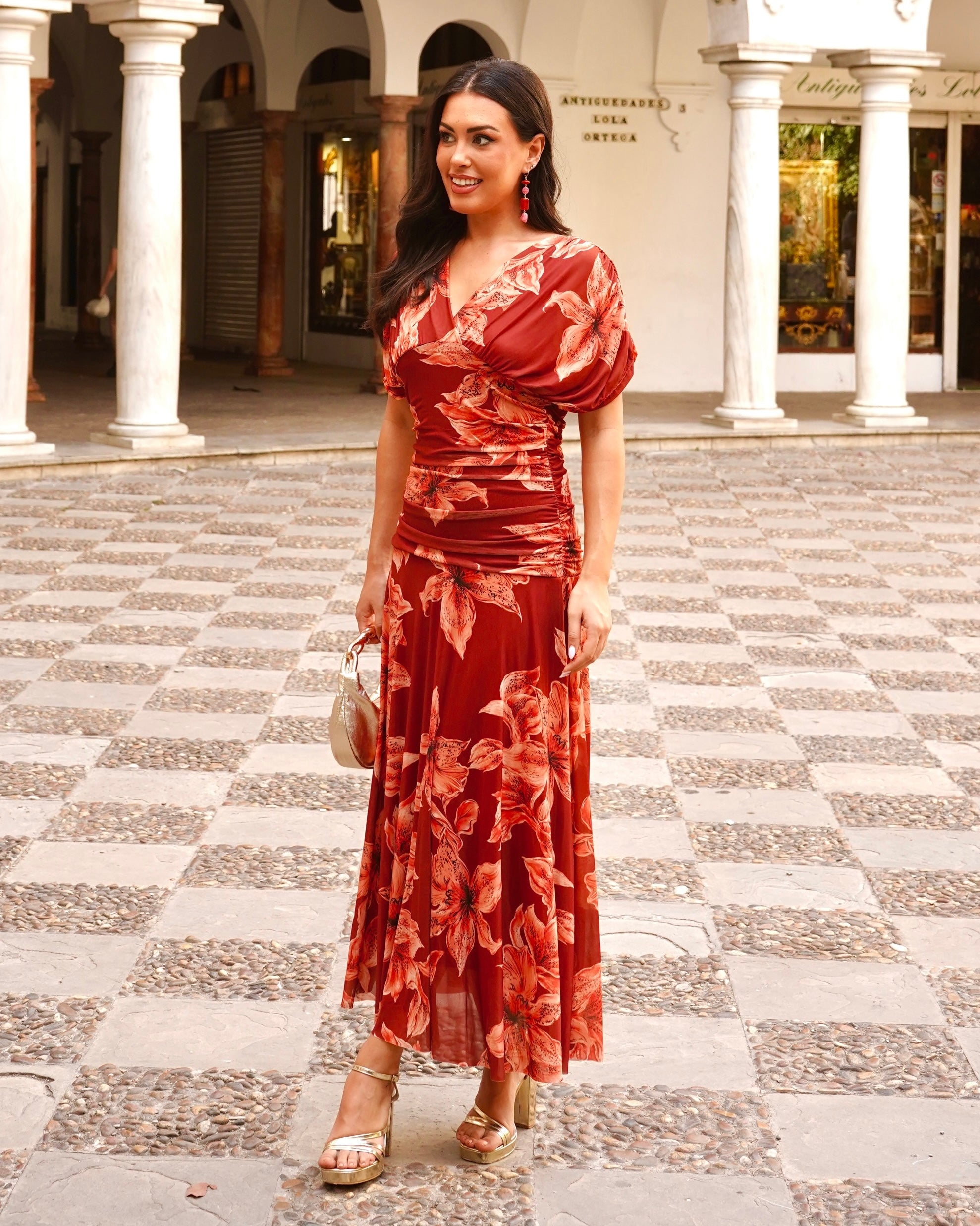 Vestido Yaiza Teja