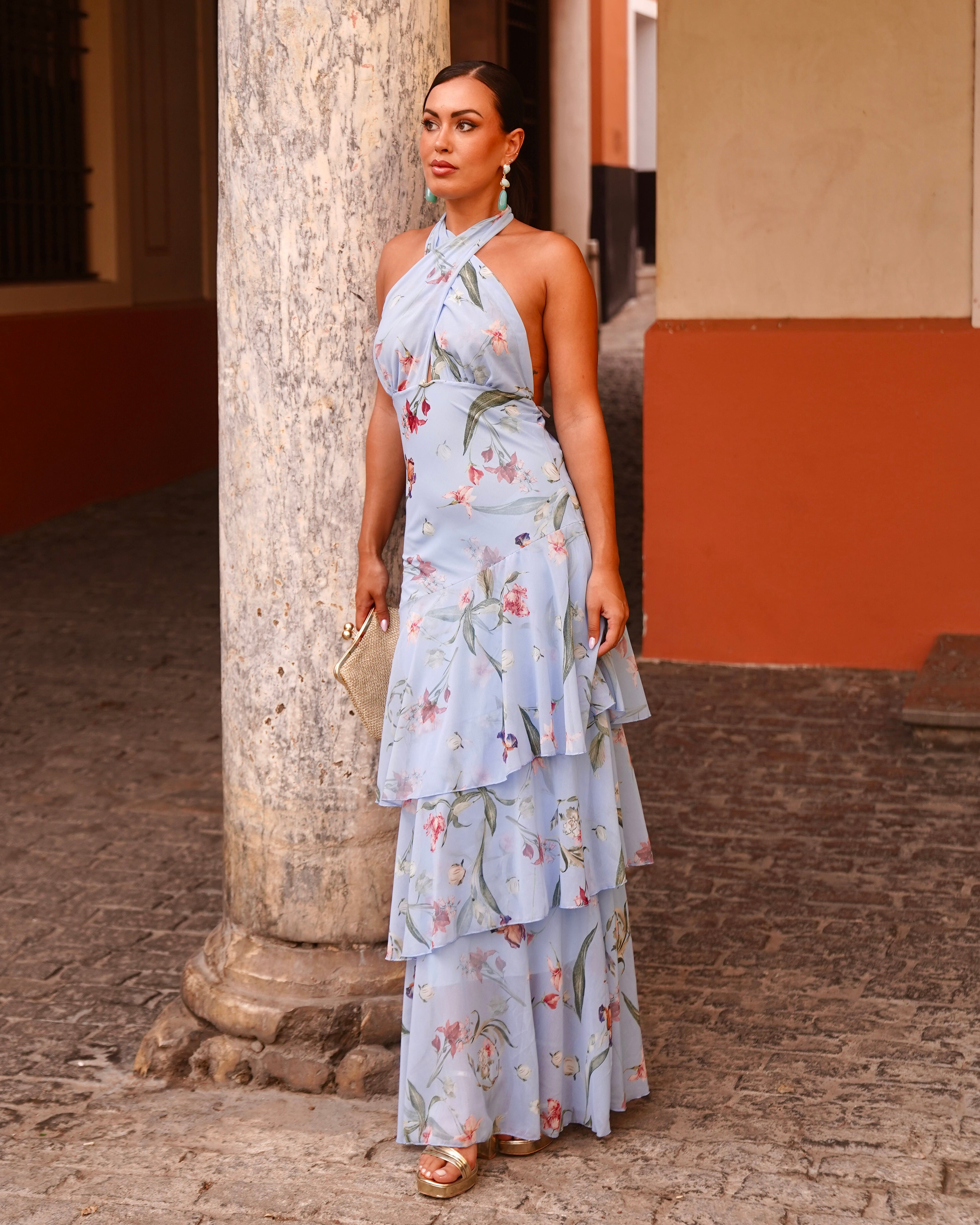 Vestido Provenza Celeste