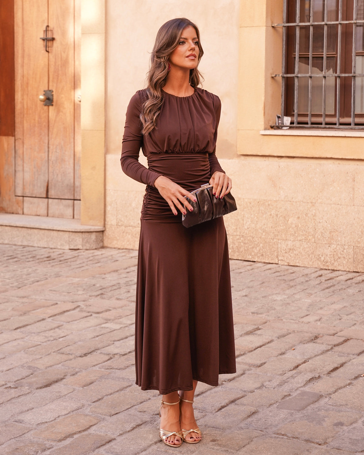 Vestido Candela Chocolate