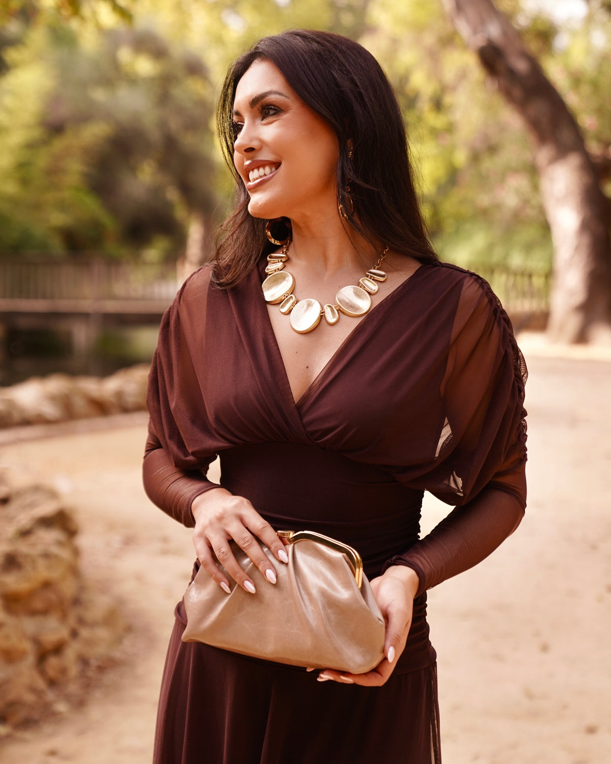 Vestido Berta Chocolate
