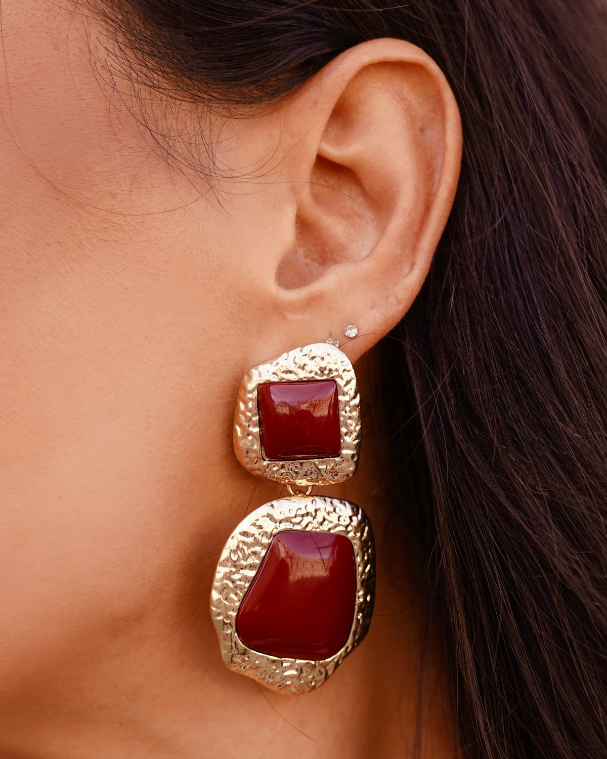 Rosette Earrings