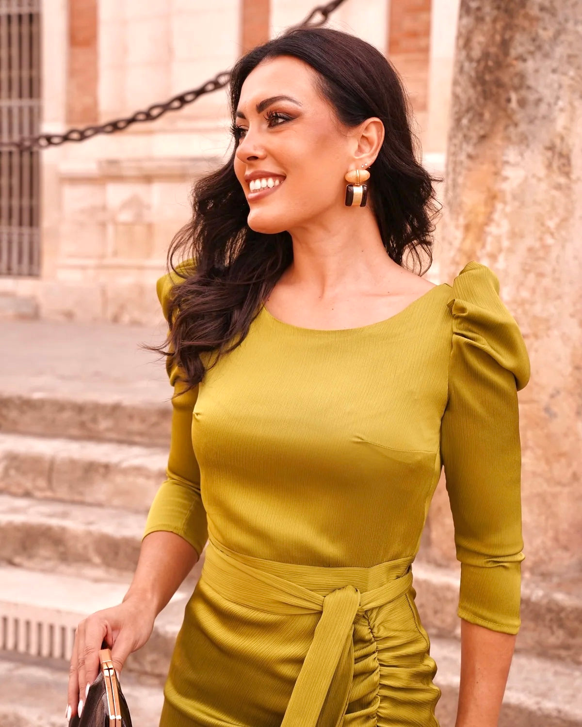 Vestido Greta Oliva