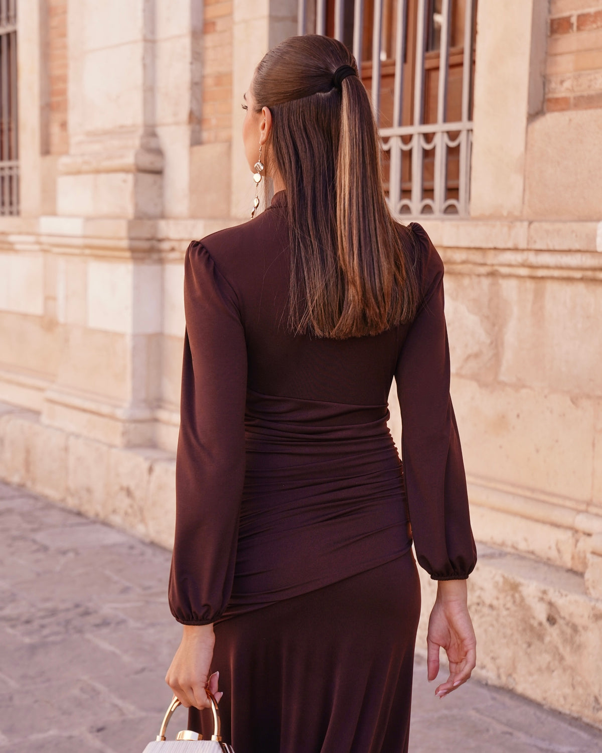 Vestido Lena Chocolate